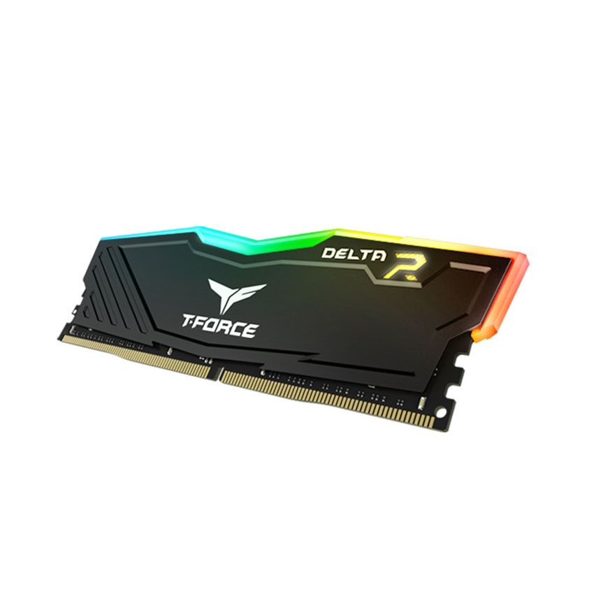 Ram desktop TeamGroup DELTA RGB 16GB DDR4 3200 Mhz Black (TF3D416G3200HC16F01)