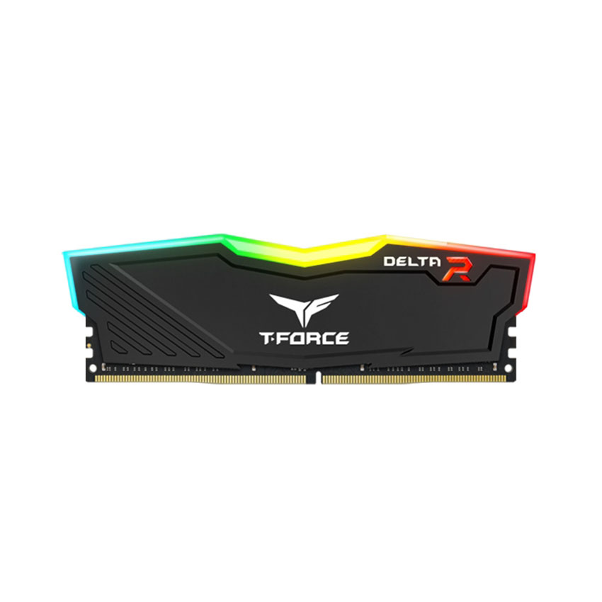 Ram desktop TeamGroup DELTA RGB 16GB DDR4 3200 Mhz Black (TF3D416G3200HC16F01)