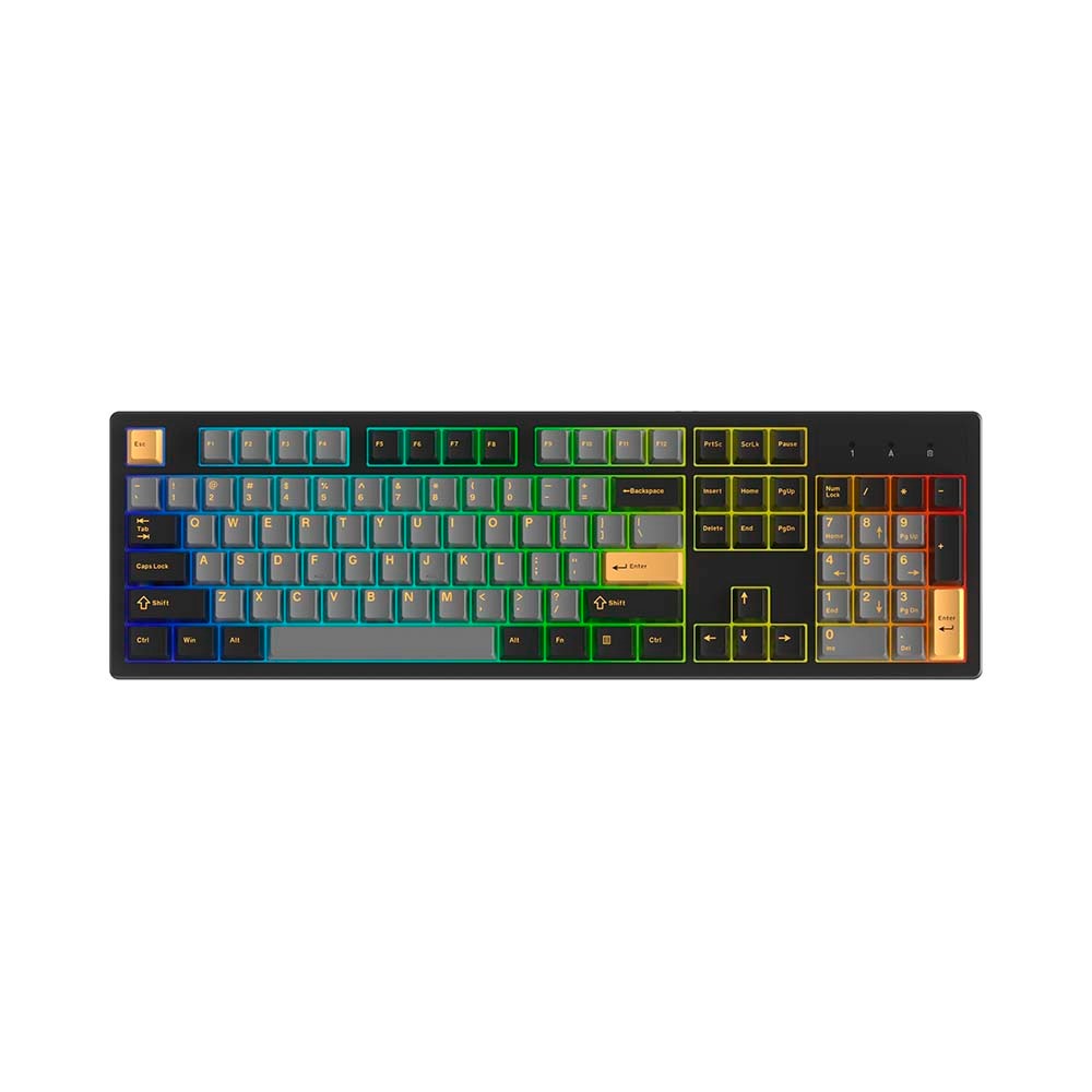 Bàn phím cơ không dây Dareu EK104 Pro Triple Mode Black Golden DareU Dream switch (Bluetooth/Wireless/ LED RGB)