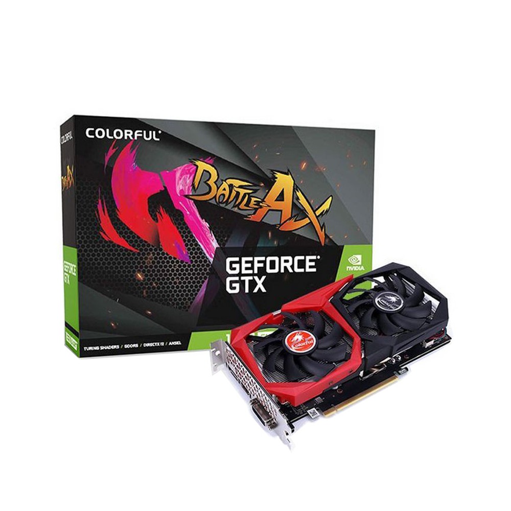 Cạc màn hình Colorful GTX 1650 EX 4GD6-V (4GB/ DDR6/ 128 bit)