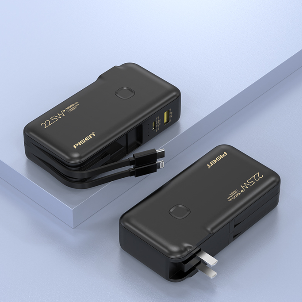 Pin sạc dự phòng Pisen 10.000 mAh QUICK High Power Box TS-D312 22.5W