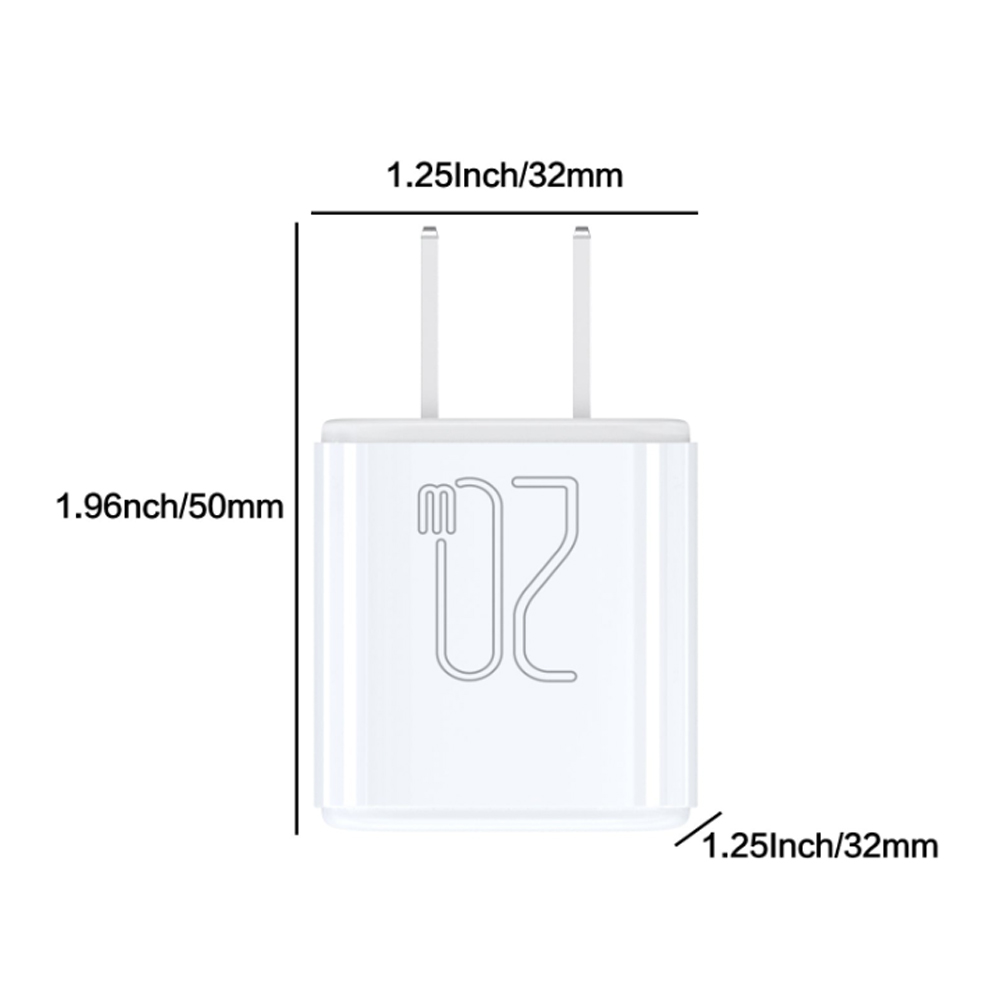 Củ sạc Pisen type C 20W TS-C165