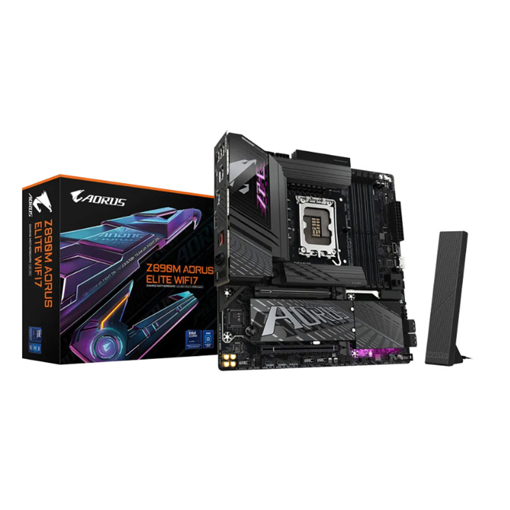Mainboard Gigabyte Z890M AORUS ELITE WIFI7 (Intel Z890/ Socket 1851/ ATX/ 4 khe ram)