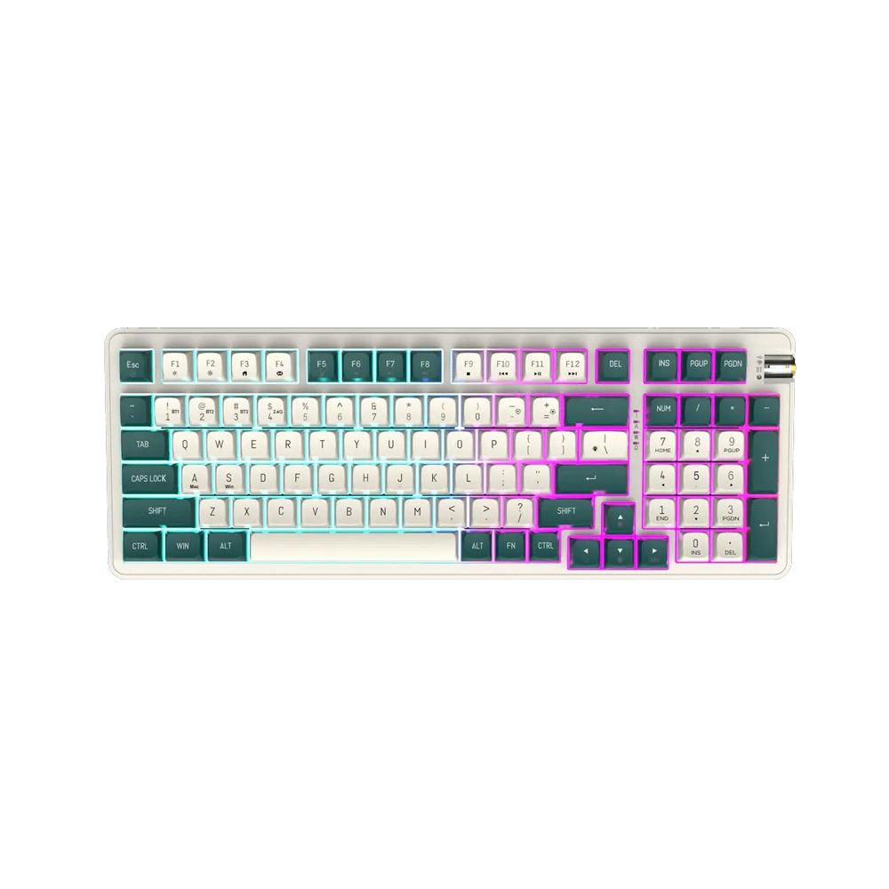 Bàn phím cơ DarkFlash DF98 Interstellar Yellow Switch (Bluetooth/Wireless/ LED RGB/ Pin sạc)