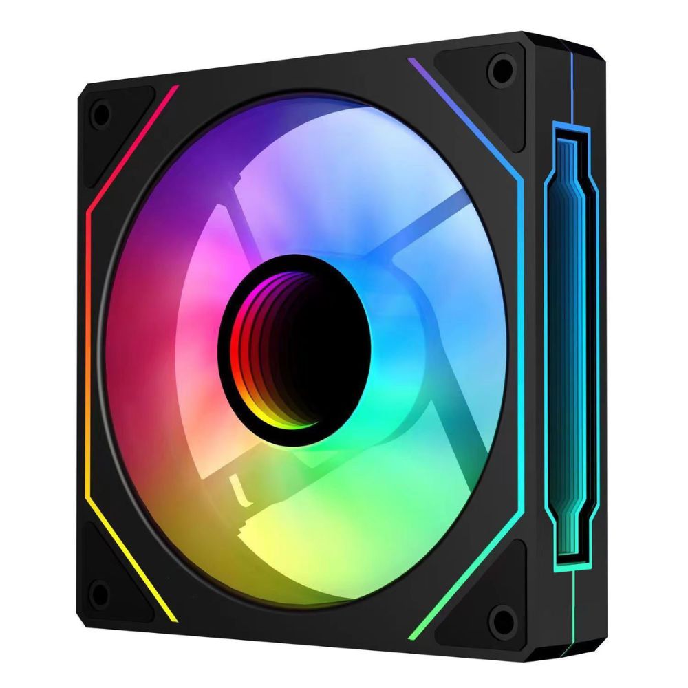 Quạt case KENOO ESPORT RGB INF1 - V1 (Gió xuôi) - Màu Đen