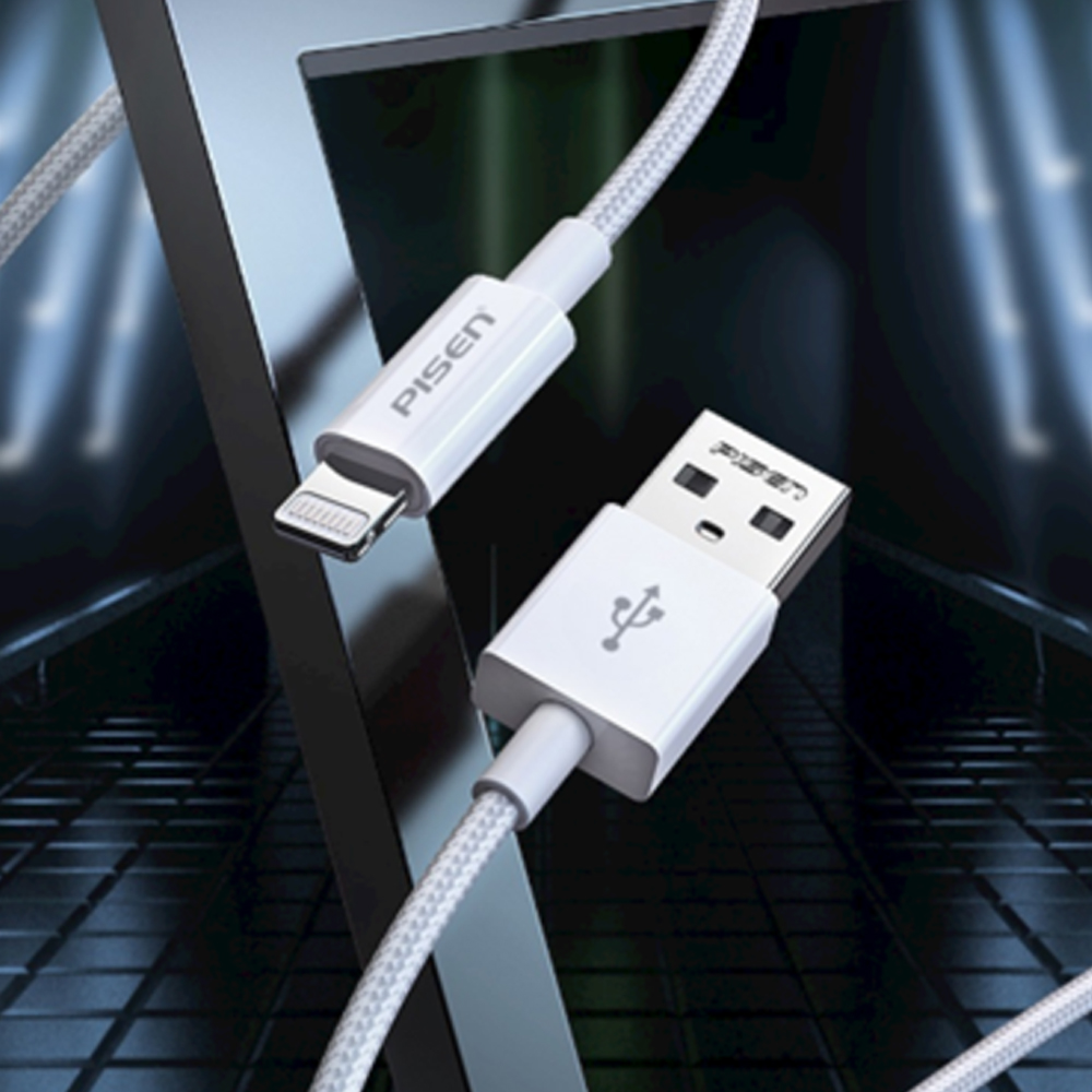 Cáp Pisen USB-A - Lightning  1m ZY-AL01-1000