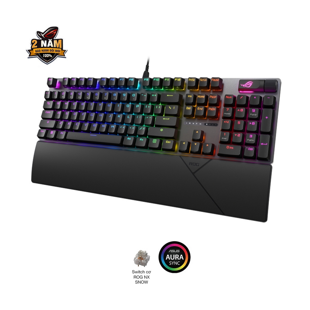 Bàn phím cơ Asus ROG Strix Scope II Switch NX Snow