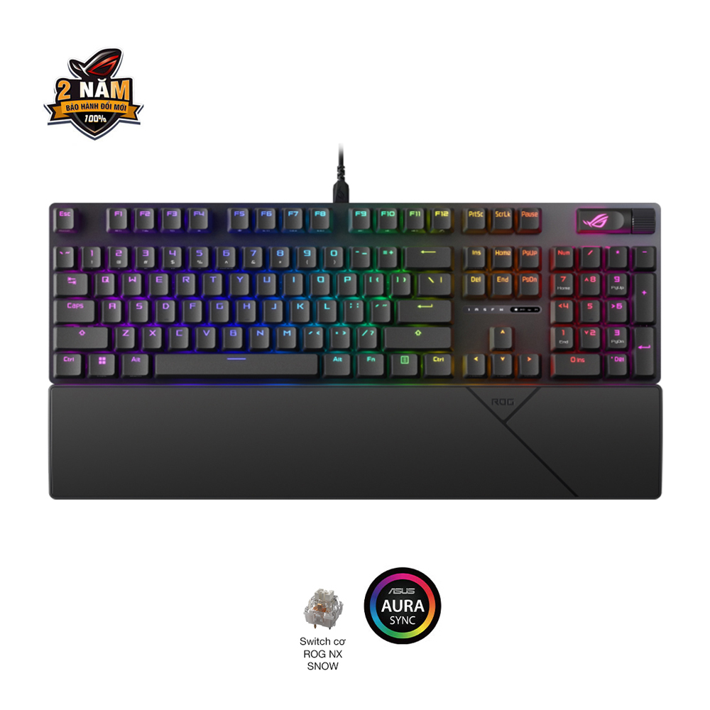 Bàn phím cơ Asus ROG Strix Scope II Switch NX Snow