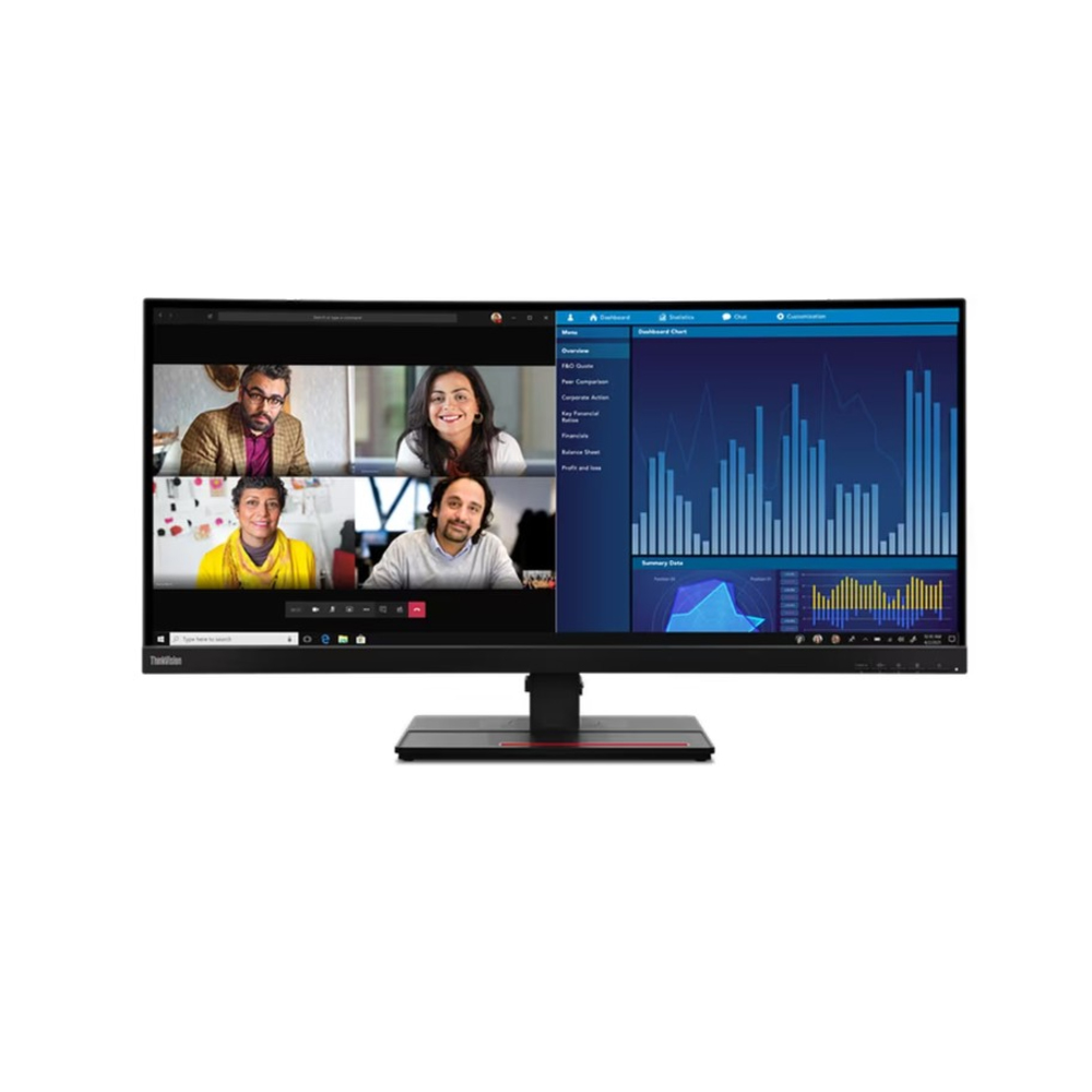 Màn hình cong Lenovo Think Vision P34w-20 63F2RAR3WW (34Inch/ UWQHD (3440x1440)/ 300cd/m2/ IPS/ Lan/USB-C)