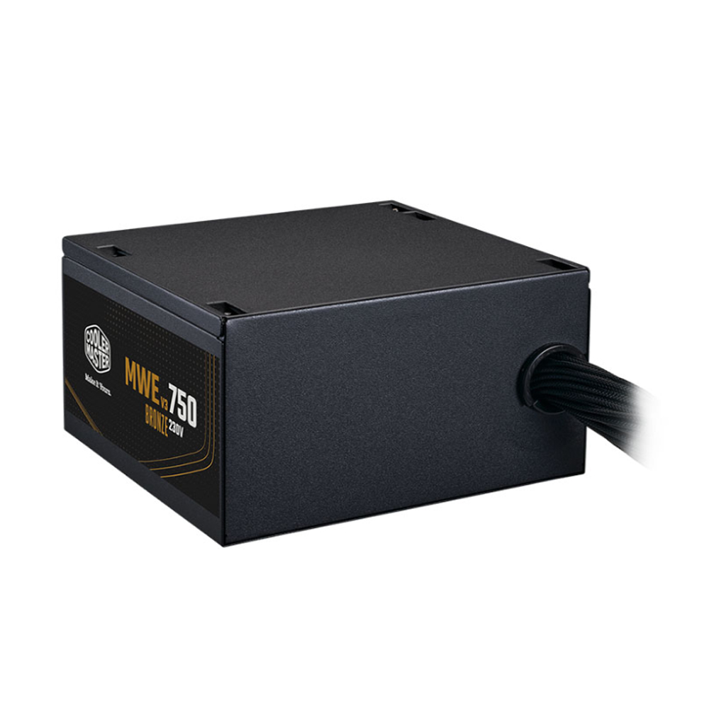 Nguồn máy tính Cooler Master MWE BRONZE V3 230V 750W A/EU Cable (80 Plus Bronze/ ATX/ Đen)