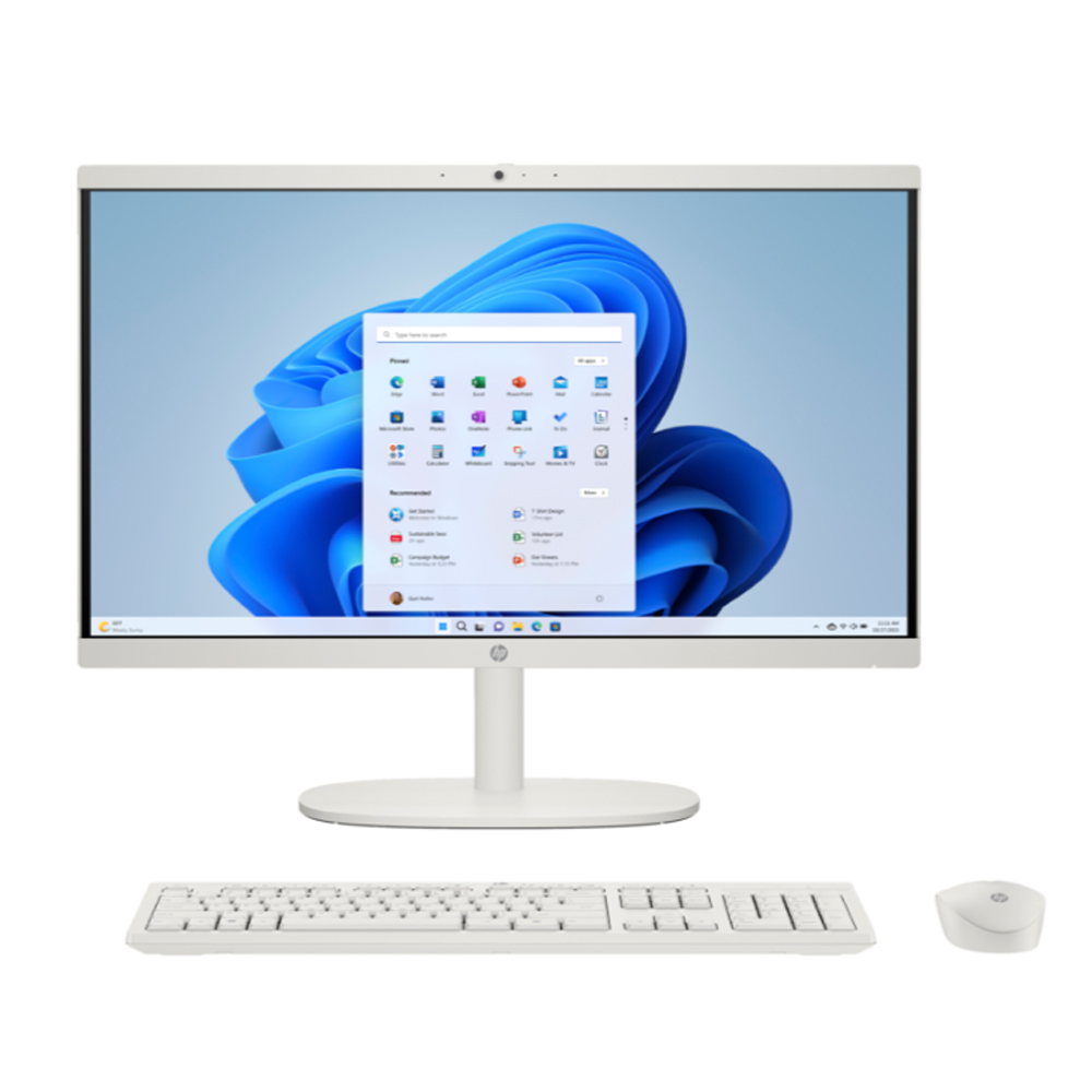 Máy tính AIO HP 22 dg0017d AY8C5PA (i3 N300/ 8GB/ 256GB SSD/ 21.5inch/ Win11/ White)