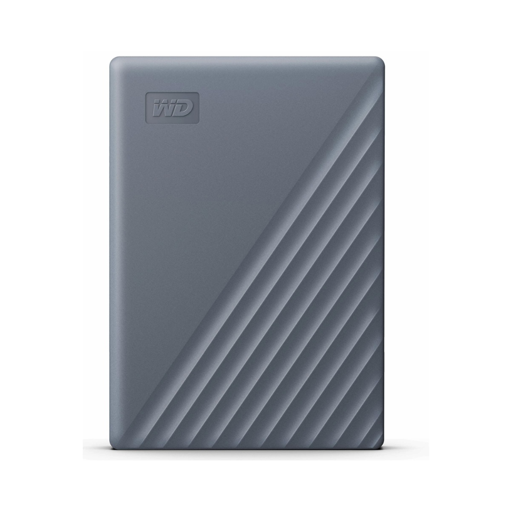 Ổ cứng di động Western 5Tb My Passport Silicon Grey (Type-C và USB3.2/ Xám)