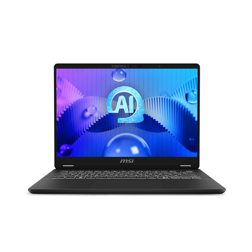 Laptop MSI Prestige 14 AI Studio C1UDXG-058VN (Ultra 7 155H/ 16GB/ 1TB SSD/ RTX 3050 6Gb/ 14 inch FHD+/ 144Hz/ Win11/ Xám/ Túi)