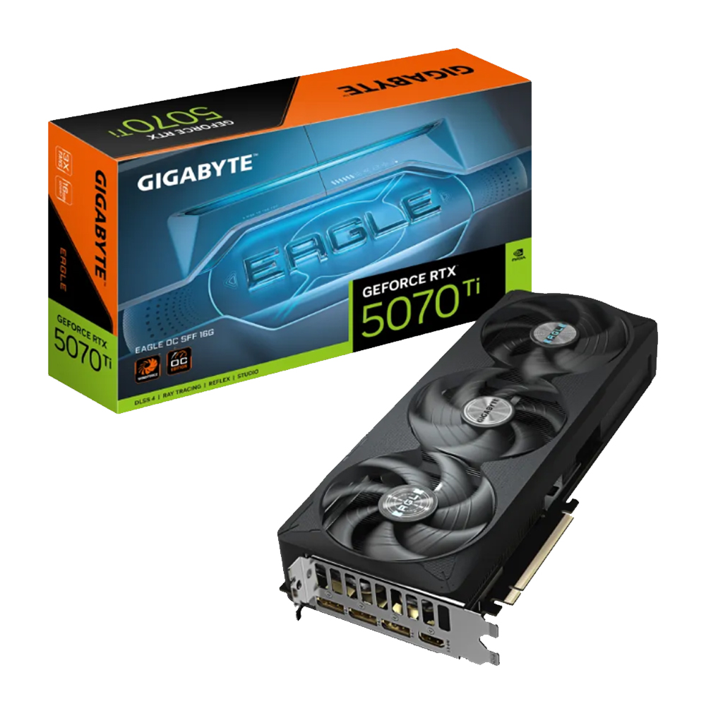 Cạc màn hình Gigabyte GeForce RTX 5070 Ti EAGLE OC SFF 16G (GDDR7/ 256 bit)