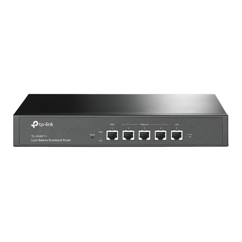 Thiết bị cân bằng tải TP-Link TL-R480T+ Hàng trưng bày giá sốc (4 cổng WAN/ 55 User)