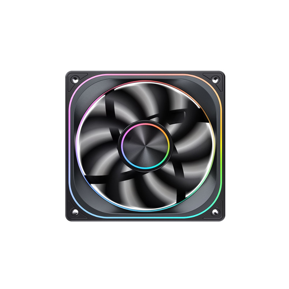 Quạt case JONSBO ZA-120BR BLACK LED ARGB REVERSE (fan ngược)