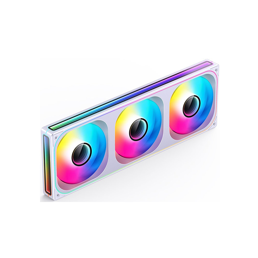 Quạt case JONSBO ZB-360WR White LED ARGB REVERSE (fan ngược)