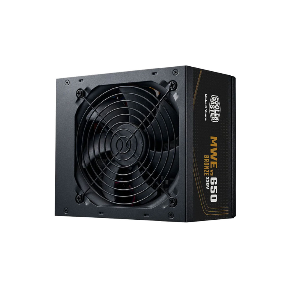 Nguồn máy tính Cooler Master MWE 650 BRONZE V3 230V (650W/ 80 Plus Bronze/ ATX/ Đen)