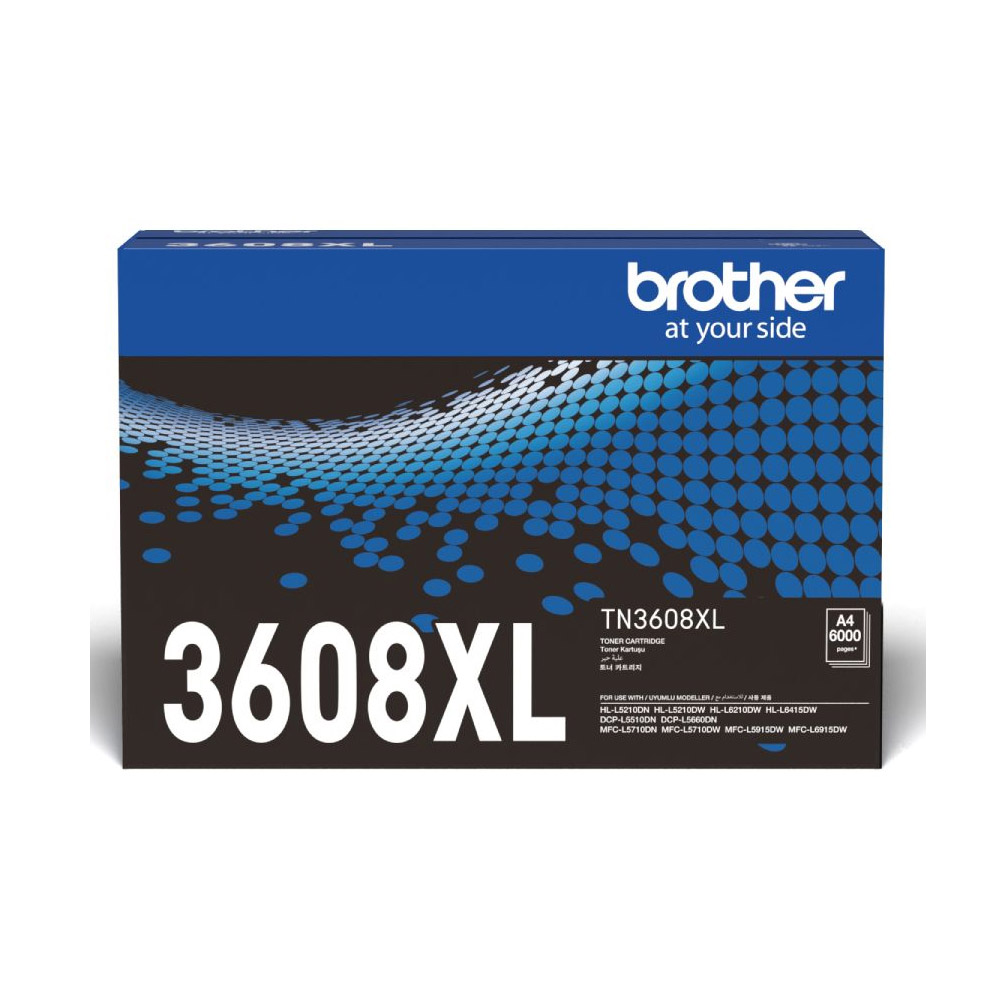 Mực in laser Brother TN-3608XL (Dùng cho máy L5210DN/5210DW/6210DW/6415DW/L5510DN/5915DW/6915DW)
