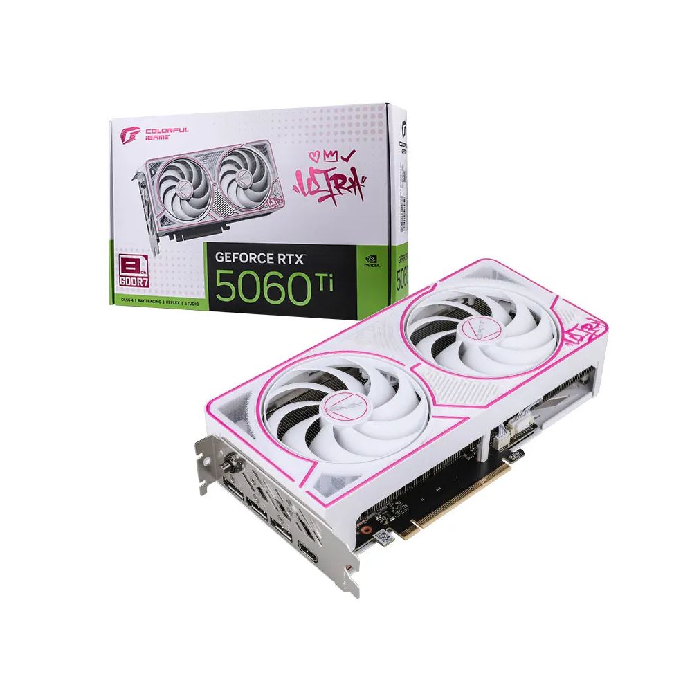 Cạc màn hình Colorful iGame GeForce RTX 5060 Ti Ultra W DUO OC 16GB-V (GDDR7/ 128 bit)