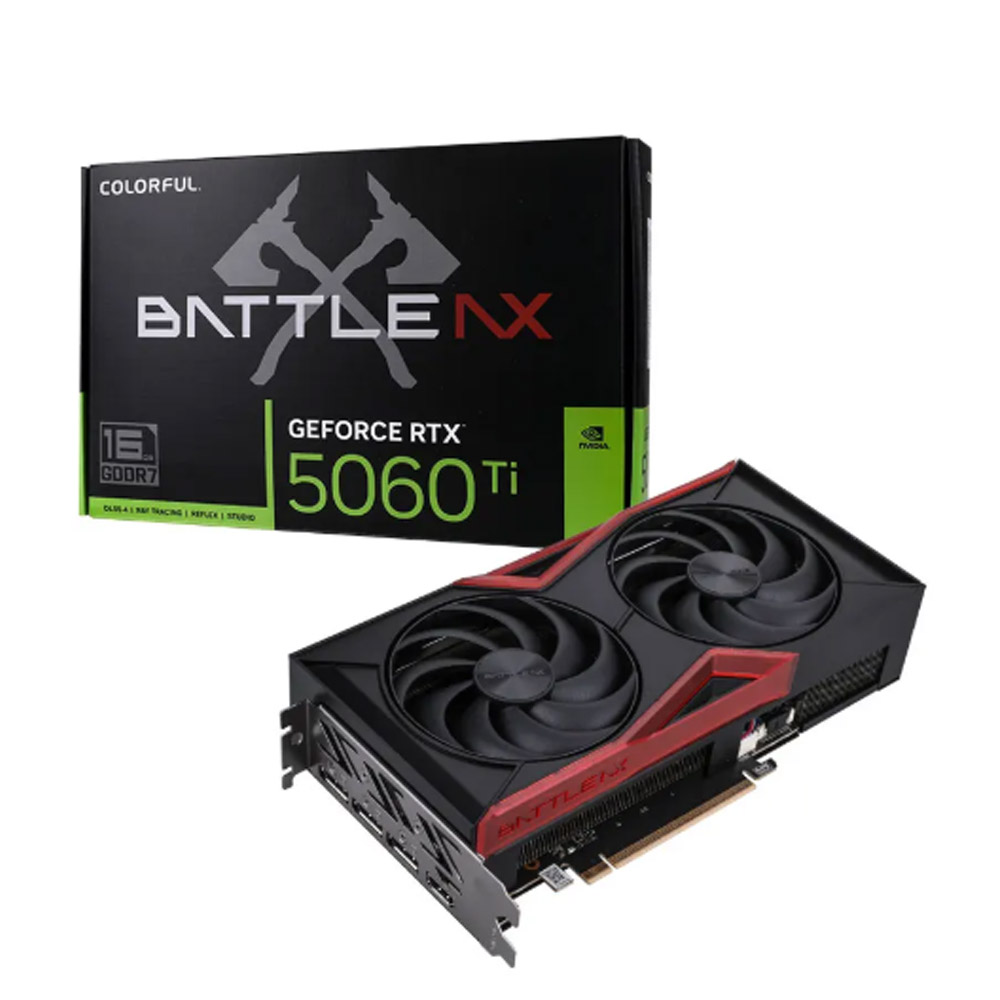 Cạc màn hình Colorful GeForce RTX 5060 Ti NB DUO 16GB (GDDR7/ 128 bit)