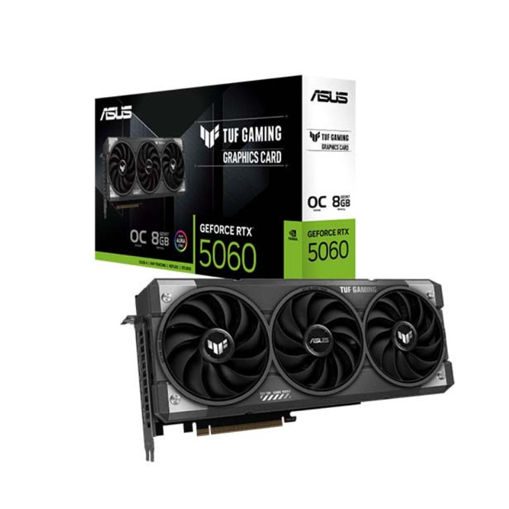 Cạc màn hình Asus TUF Gaming GeForce RTX 5060 8GB GDDR7 OC Edition