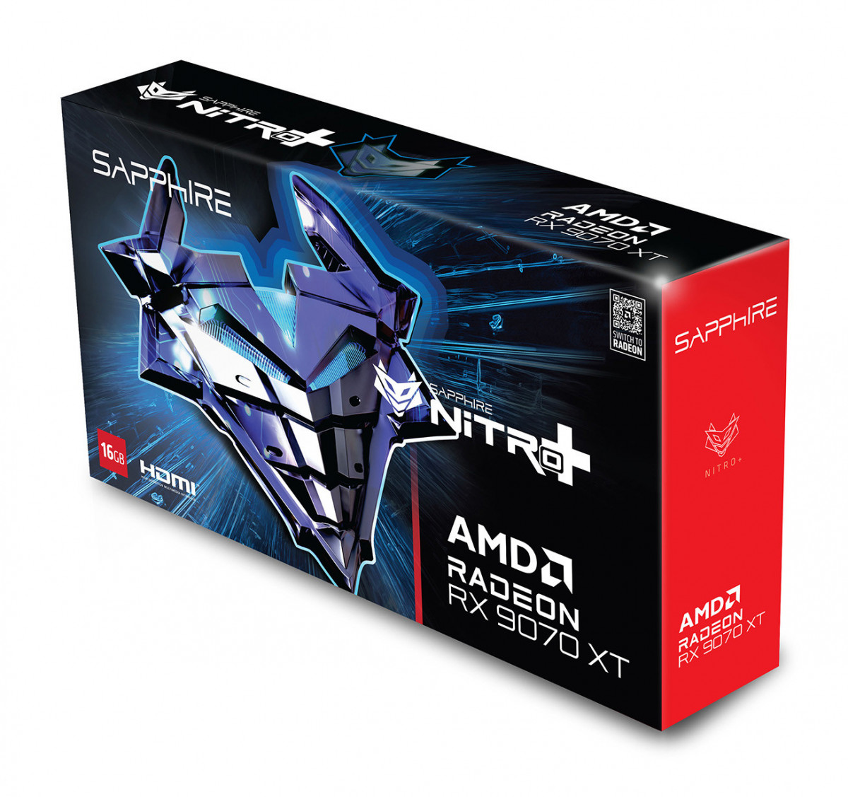 Cạc màn hình Sapphire NITRO+ AMD RADEON RX 9070 XT GAMING OC 16GB (GDDR6/ 256 bit)