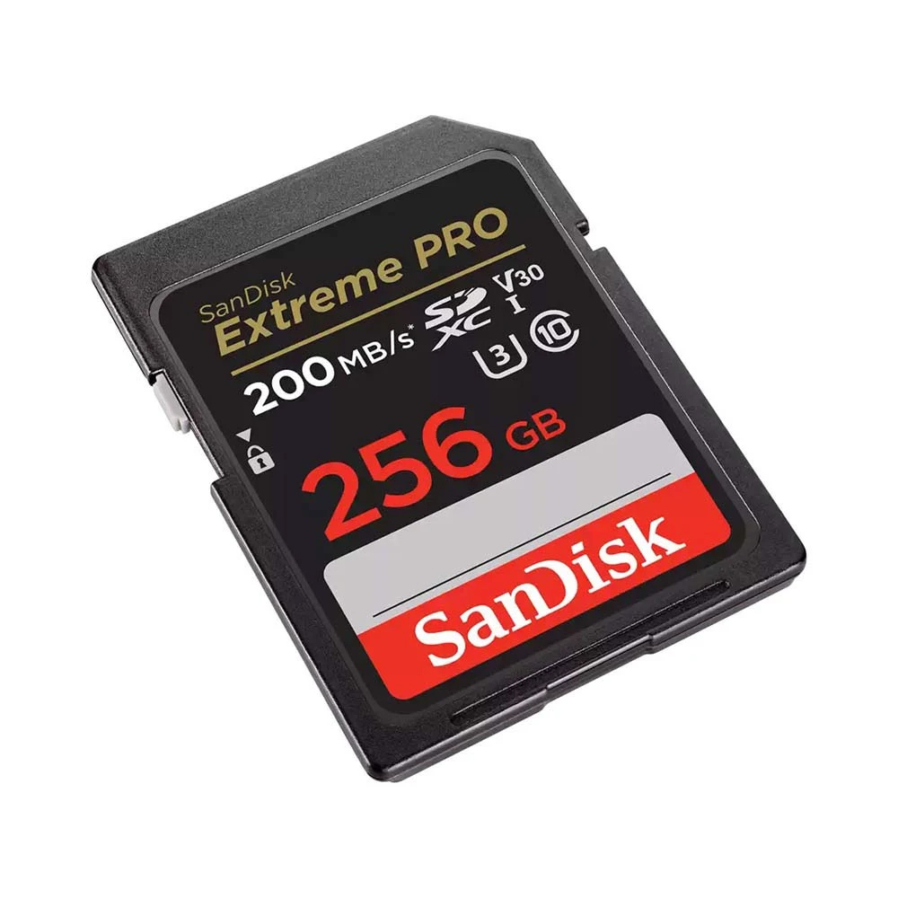 Thẻ nhớ SD SanDisk 256GB Extreme Pro V30,U3,C10,UHS-I,200MB/s R,140MB/s W
