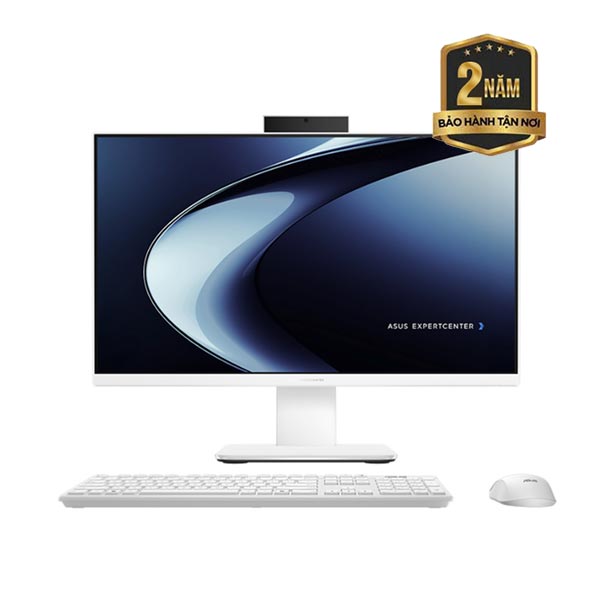 Máy tính AIO Asus P440VAT-WPD007W (i5 13420H/ 16GB/ 512GB SSD/ 23.8inch/ Touch/ Key + Mouse Wireless/ Win11/ White/ 2Y)