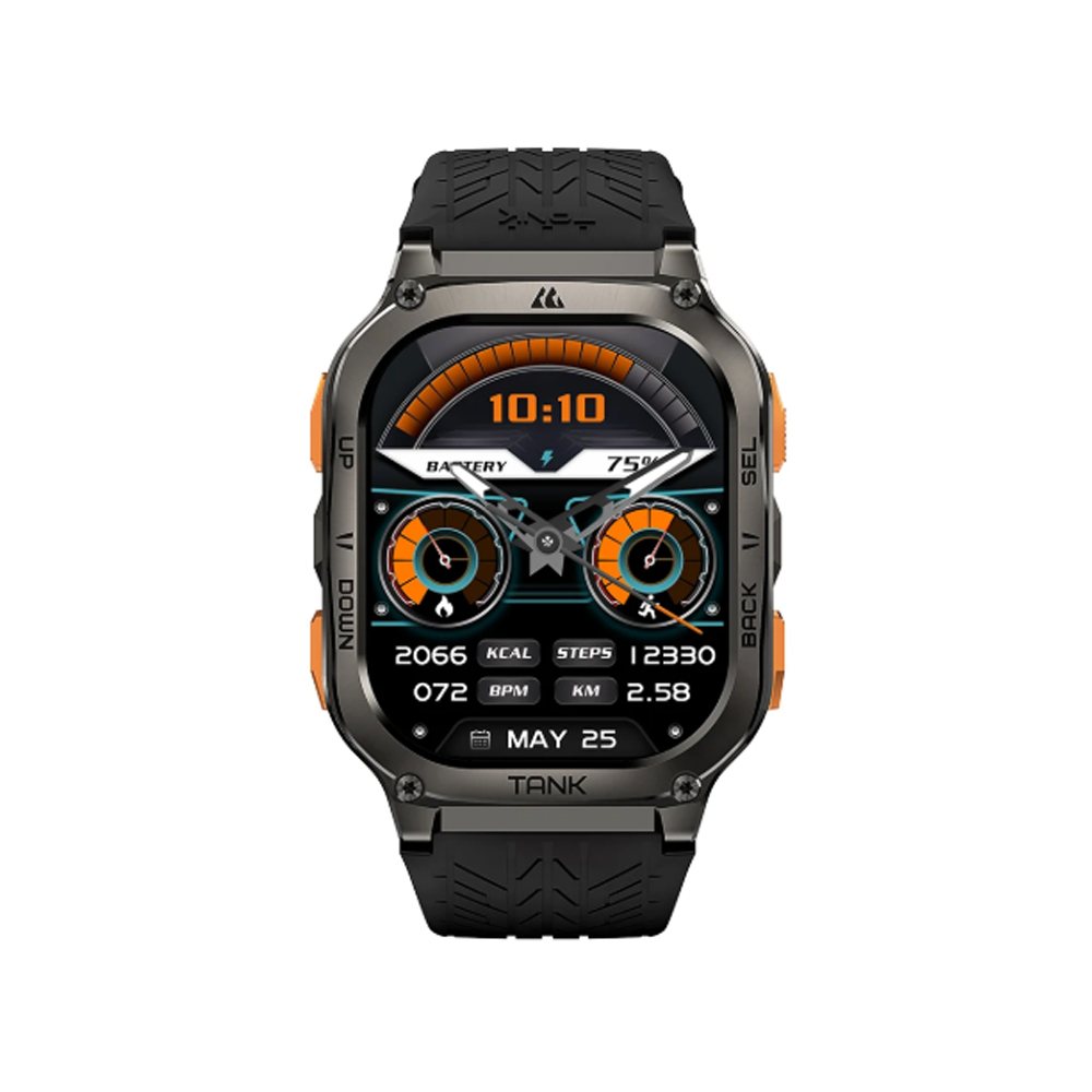 Đồng hồ thông minh Kospet TANK M3 ULTRA - Hàng trưng bày nguyên seal (49mm/ GPS/BLUETOOTH/ Vỏ Thép/ Dây Silicon/ Đen)