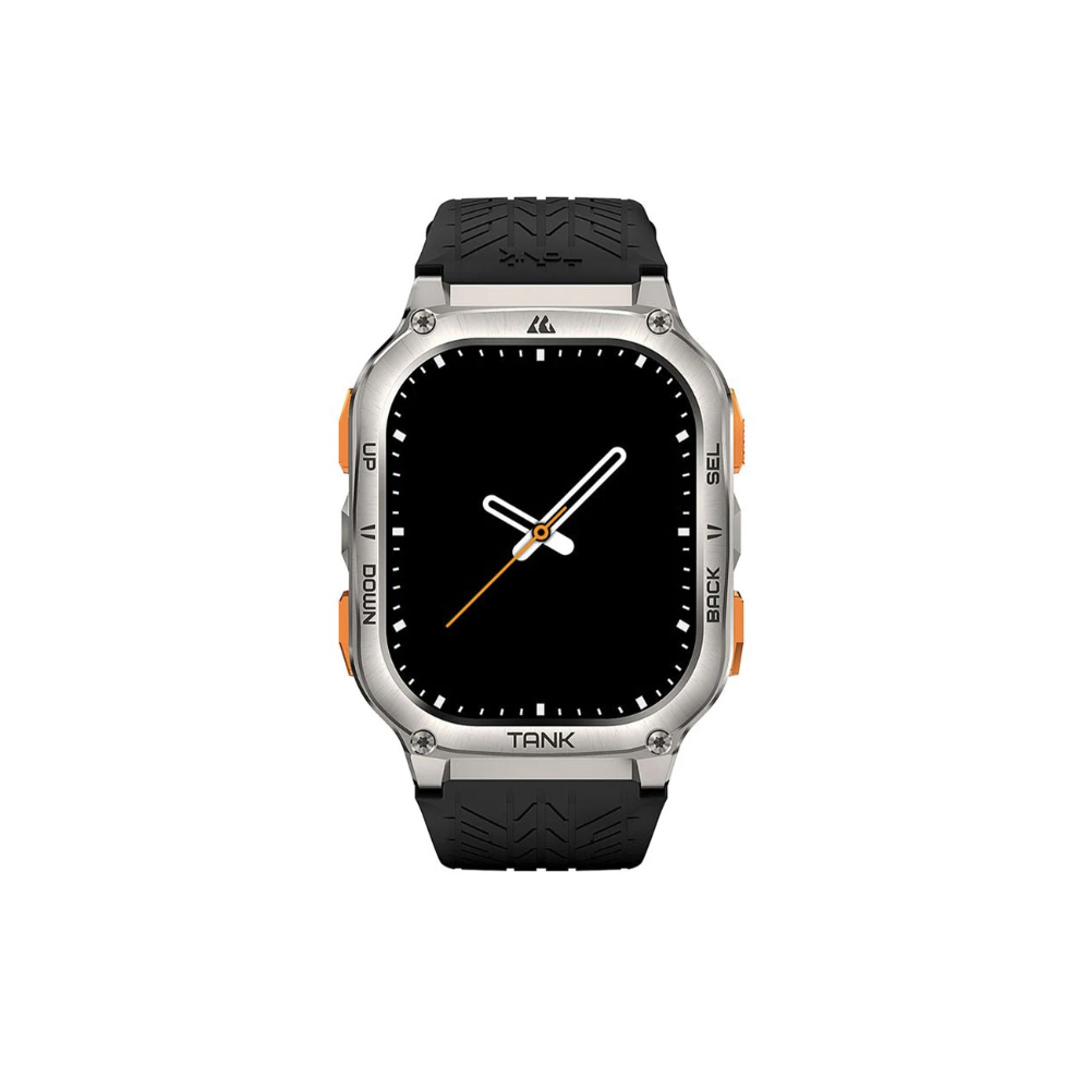Đồng hồ thông minh Kospet TANK M3 ULTRA - Hàng trưng bày nguyên seal (49mm/ GPS/BLUETOOTH/ Vỏ Thép/ Dây Silicon/ Bạc)