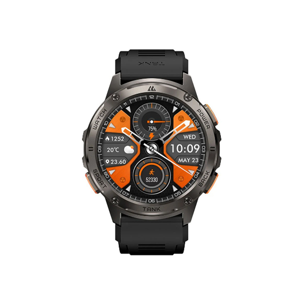 Đồng hồ thông minh Kospet TANK T3 ULTRA - Hàng trưng bày nguyên seal (49mm/ GPS/BLUETOOTH/ Vỏ Thép/ Dây Silicon/ Đen)