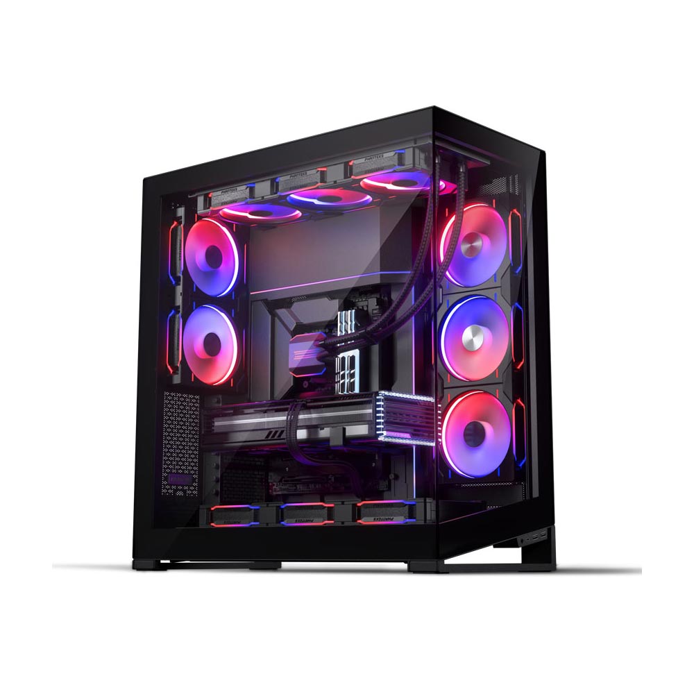 Vỏ máy tính PHANTEKS NV9 MKII, Tempered glass, DRGB, Satin Black (Full Tower/ E-ATX/ Đen)