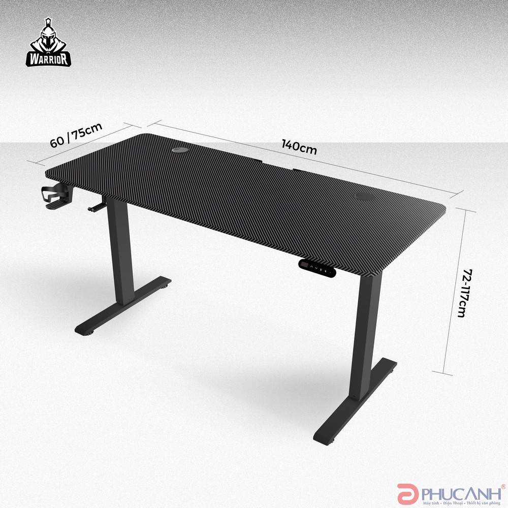 Bàn nâng hạ WARRIOR – Paladin Series – WGT605 Black