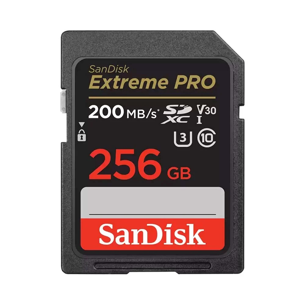 Thẻ nhớ SanDisk Extreme Pro SDSDXXD-256G-GN4IN 256GB, V30, U3, C10, UHS-I,  200MB/s R, 140MB/s  W