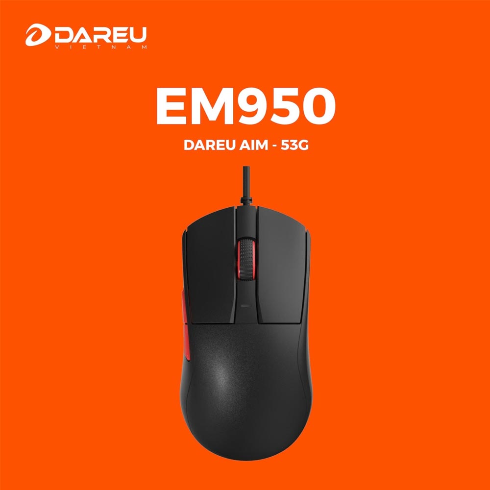 Chuột Gaming Dareu EM950 Black (LED RGB)