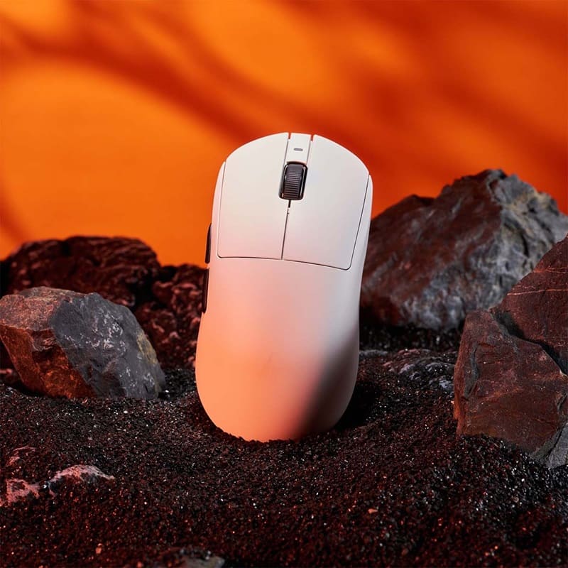 Chuột Gaming không dây ATK A9 SE Tri-mode Nearlink White (Bluetooth/Wireless/ Pin sạc)