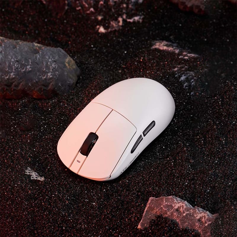 Chuột Gaming không dây ATK A9 SE Tri-mode Nearlink White (Bluetooth/Wireless/ Pin sạc)