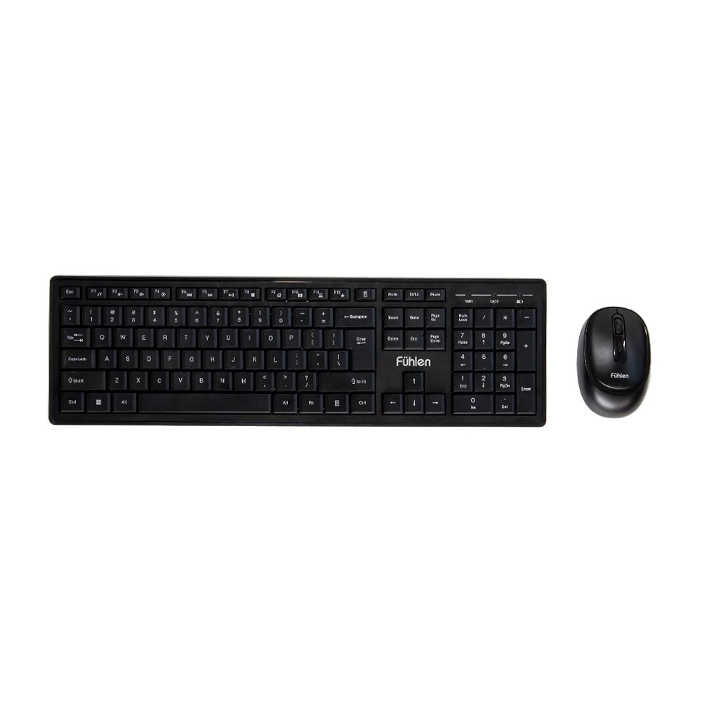 Bộ bàn phím chuột không dây Fuhlen U79s Plus (Đen)