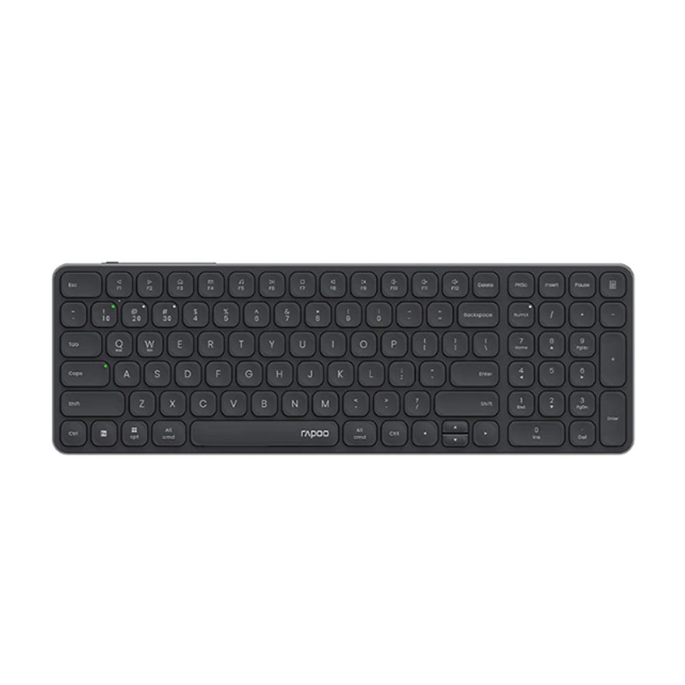 Bàn phím không dây Rapoo E9350L Màu đen (Bluetooth/Wireless/ Pin sạc)
