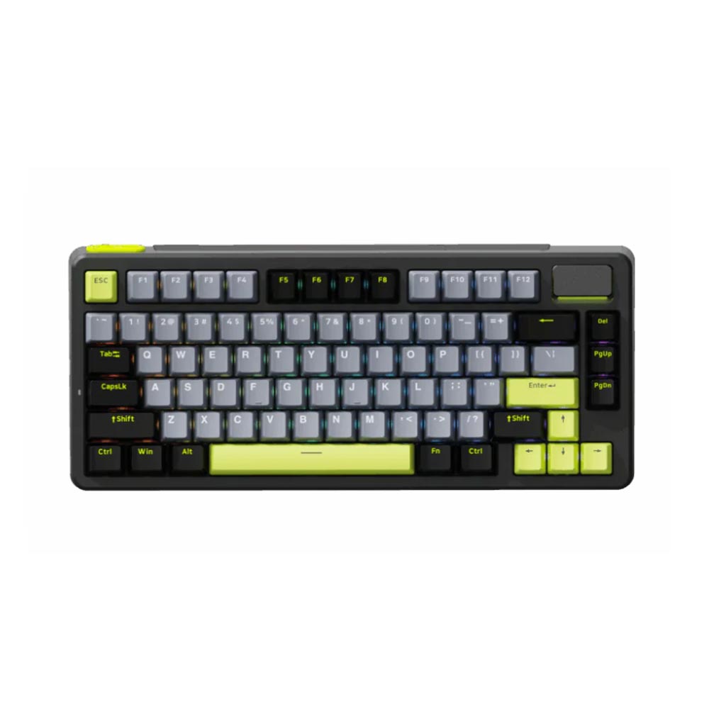 Bàn phím cơ Rapoo V700DIY-75 Đen Xám Xanh Lá