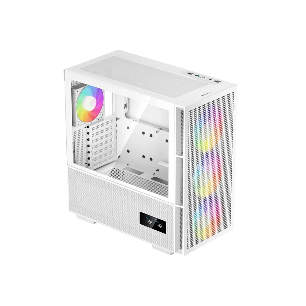 Vỏ máy tính Deepcool CH560 DIGITAL WH Mid-tower ATX ARGB - White