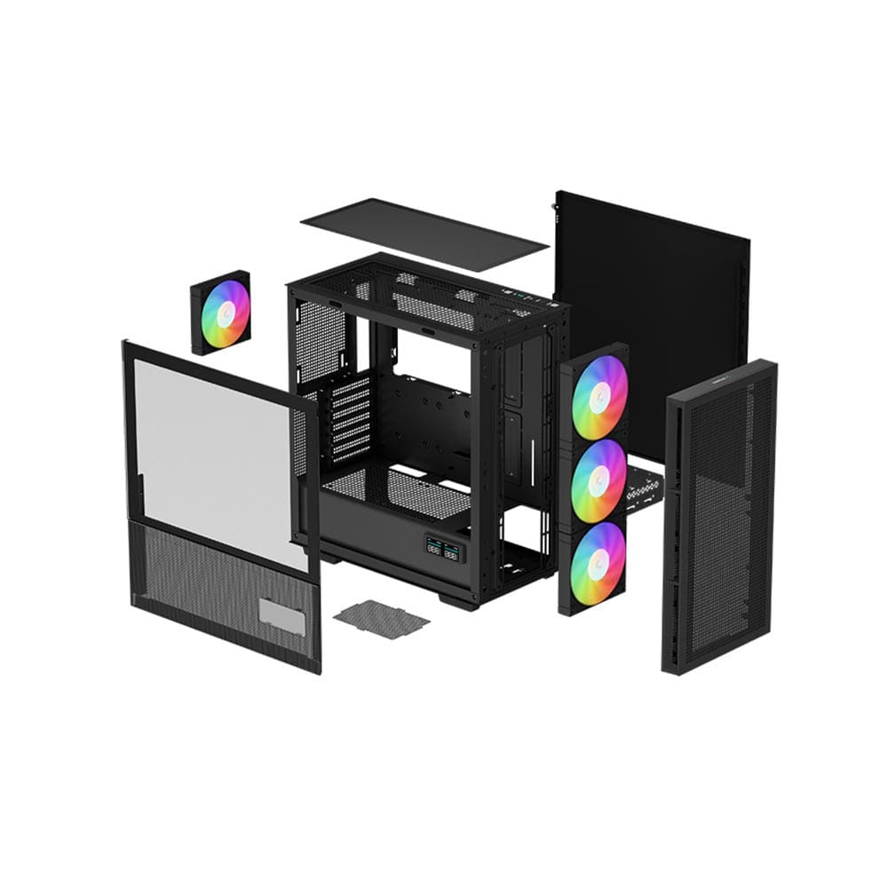 Vỏ máy tính Deepcool CH560 DIGITAL Mid-tower ATX ARGB - Black