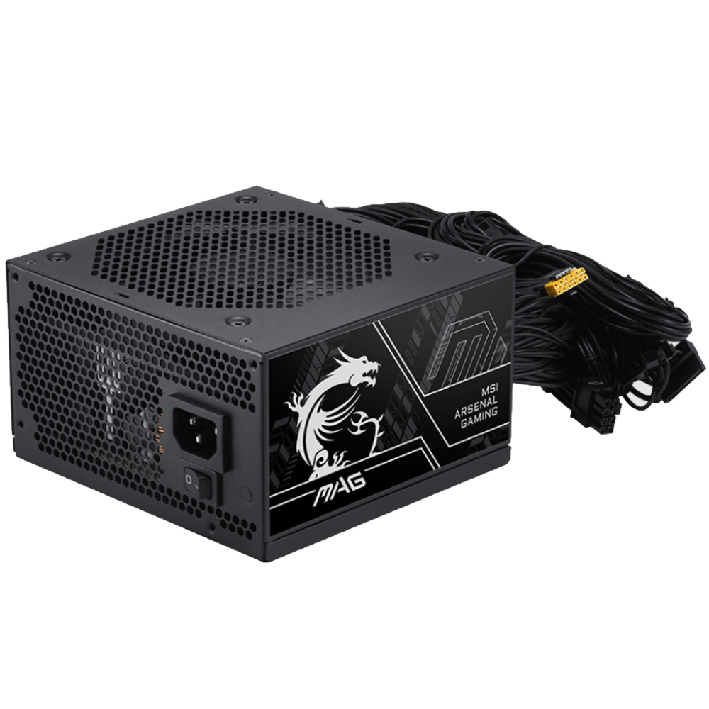 Nguồn máy tính MSI MAG A750BN PCIE5 III (750W/ 80 Plus Bronze/ ATX/ Đen)