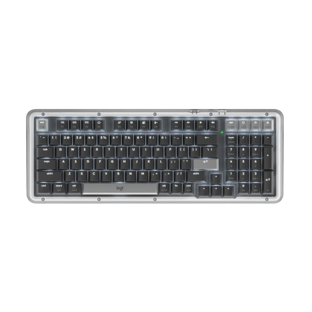 Bàn phím cơ Logitech Không dây Alto Keys K98M (LED Trắng/ Đen)