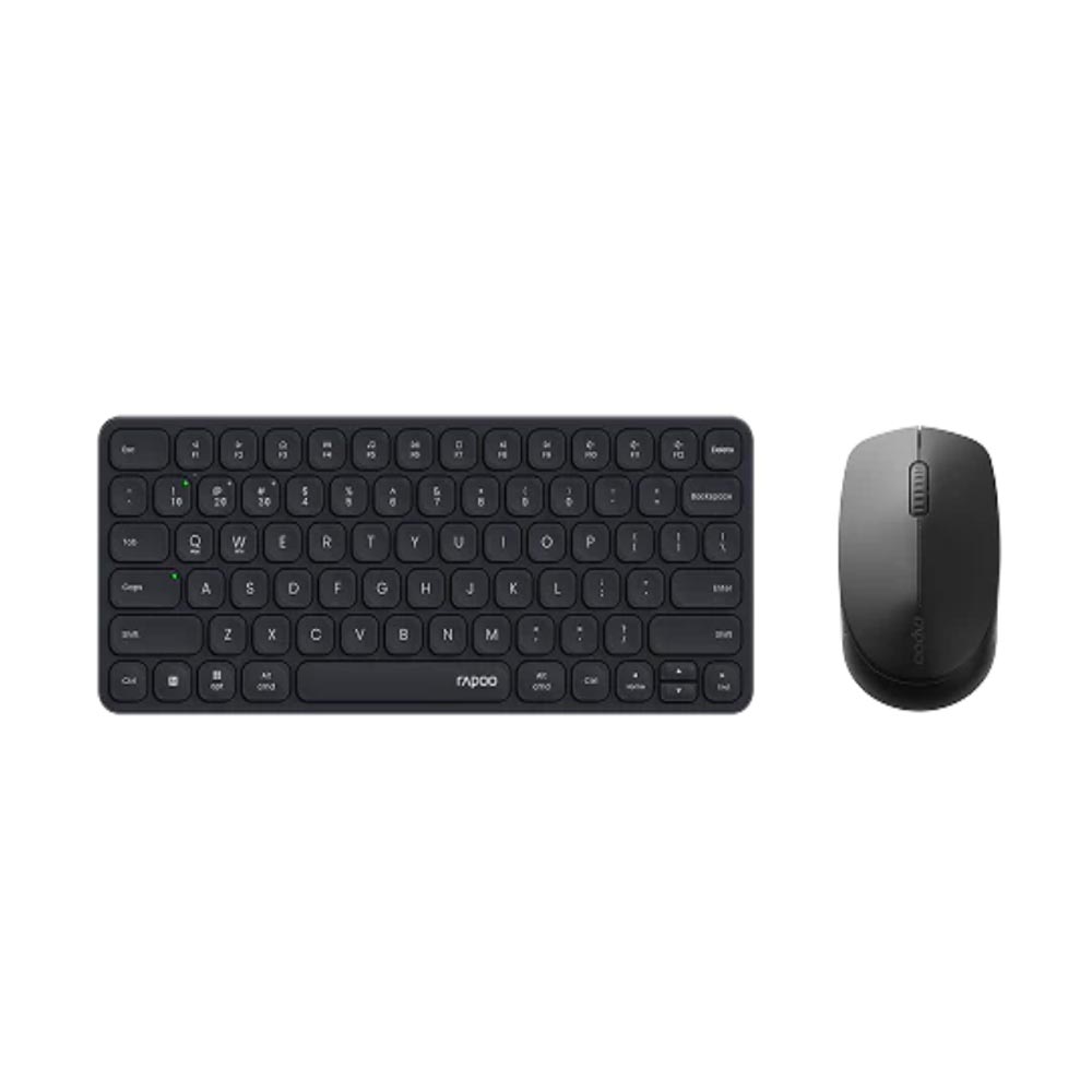 Bộ bàn phím chuột không dây Rapoo 9010M Màu đen (Bluetooth/Wireless)