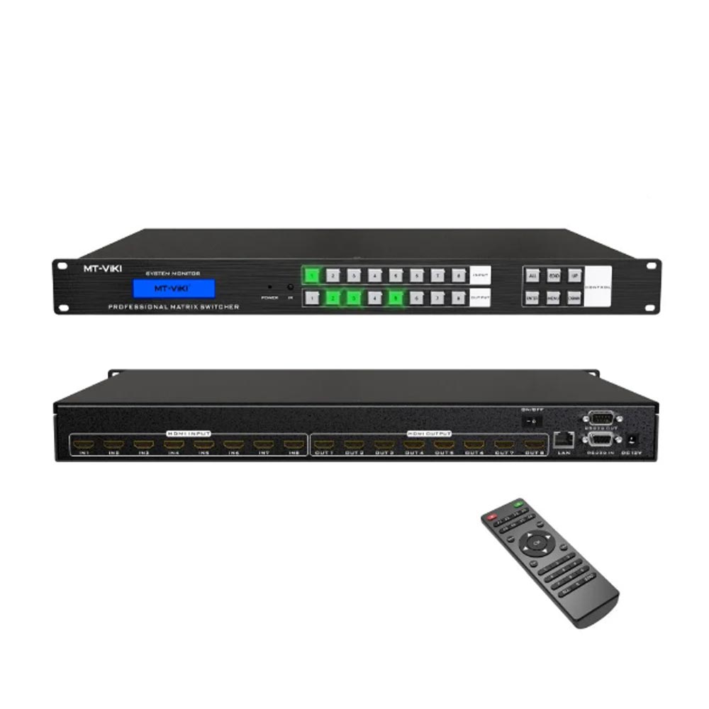 Bộ chuyển mạch HDMI 4×4 Matrix chính hãng MT-VIKI MT-HD414