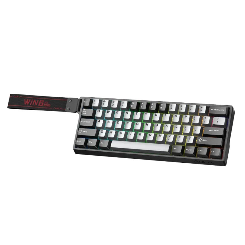 Bàn phím cơ Aula WIN60HE PRO Xám đậm + Xám nhạt Xingyi magnetic switch
