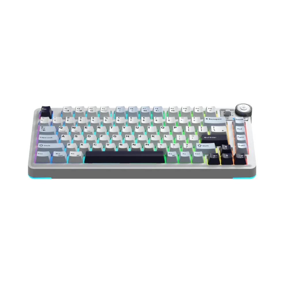 Bàn phím cơ Aula 3 MODE AU75 màu Xanh dương + Trắng + Tím đậm Star Vector Switch