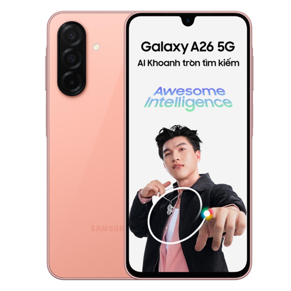 Điện thoại Samsung Galaxy A A26 5G Hàng trưng bày (8GB/ 128Gb/ Hồng)